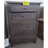 RUSTIC LOFT FIVE DRAWER CHEST - MSRP $2,776.00