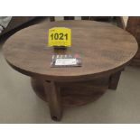 ADIRONDACK COFFEE TABLE W/ SHELF - MSRP $1,712.00
