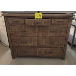 RUSTIC LOFT NINE DRAWER DRESSER - MSRP $3,999.00