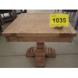 PEDESTAL END TABLE - 23" X 23" X 21"