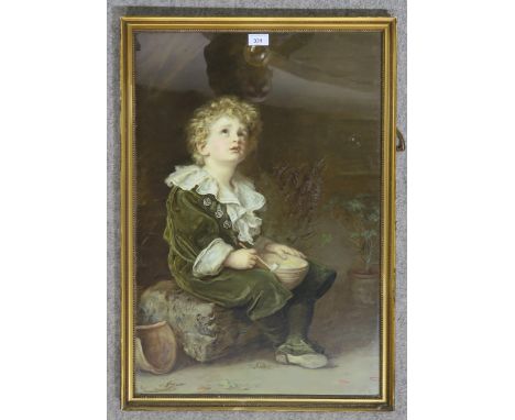 A Pear's Soap advertising print, in gilt frame measuring approx. 75.5cm x 52.5cm externally Condition Report:Available upon r