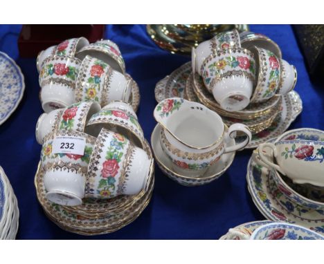 A Royal Standard Indian Summer pattern tea service Condition Report:Available upon request