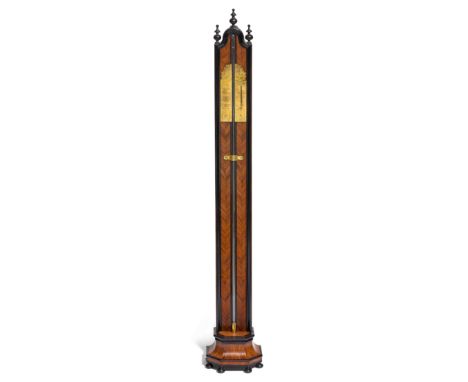BAROMETERLouis XIV, Frankreich um 1690–1700. Signiert C. Leret à Rouen.Holz teils ebonisiert sowie Veilchenholz gefriest. Hoc