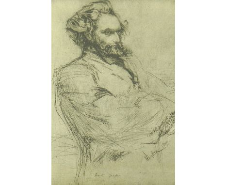 James Abbott McNeill Whistler RBA (American, 1834-1903) 'Drouet (Sculpteur)'drypoint etchingsigned and dated 1859 in the plat