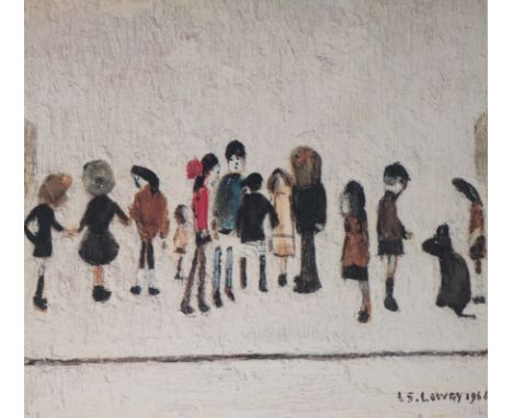 § § Laurence Stephen Lowry RA, RBA (1887-1976) Group of childrenoffset lithographsigned in pencil, from the unnumbered editio