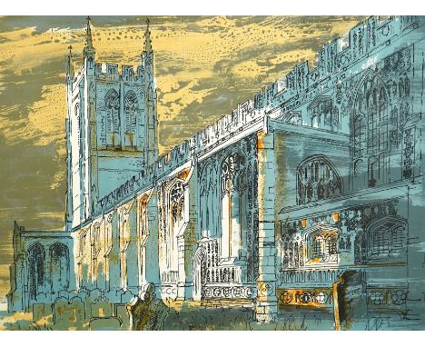 § § John Piper (British, 1903-1992) Long Melford Church (Levinson 336)lithographsigned in pencil, 245/275, printed by Curwen 