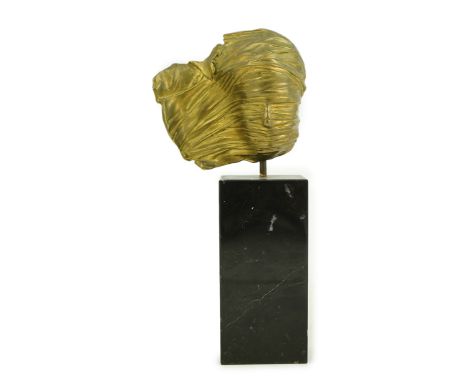 Igor Mitoraj (Polish, 1944-2014) Visage Envolébronze and black marblesigned and numbered from the Edition Artcurial of 25016.