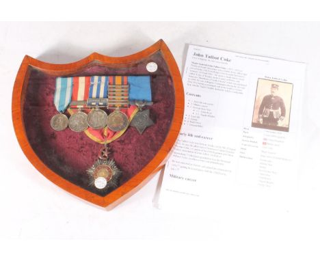 Medals of Major General John Talbot Coke (1841-1912) of the 25th Regiment of Foot (Kings Own Scottish Borderers) comprising Q