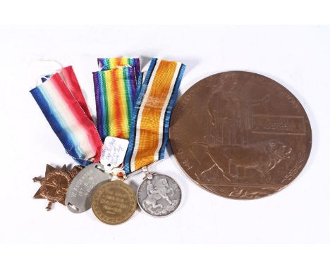 Medals of S-3685 Lance Corporal William Anderson of the 1st/6th Battalion Royal (Black Watch) Highlanders who died 7th Octobe
