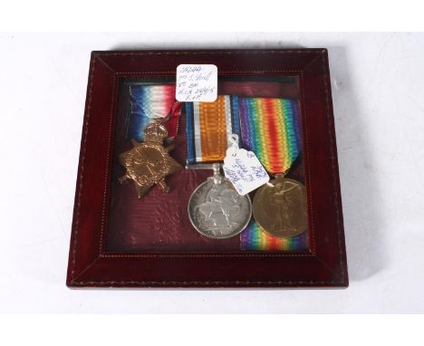 Medals of 14244 Private J Shiell of the 8th Battalion Kings Own Scottish Borderers KOSB, who died 25th September 1915 aged 28