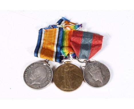 Medals of 3495 Private John Murray Ramsay of the 8th Battalion Post Office Rifles London Regiment comprising WWI war medal an