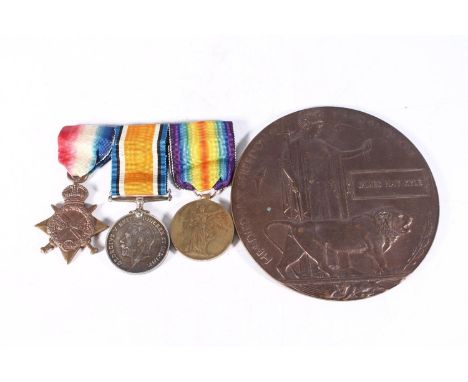 Medals of S-10347 Private James Hay Kyle of the 2nd Battalion Royal (Black Watch) Highlanders who died 1st November 1918, com