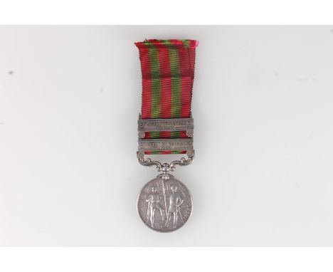 Medal of Lieutenant R J Chamberlain of the 2nd Battalion King's Own Scottish Borderers comprising India medal 1895 with 'PUNJ