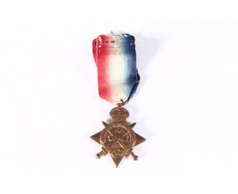 Medal of 8642 Corporal E H Chittleburgh of the 1st Battalion Norfolk Regiment comprising WWI 1914 Mons star [8642 CPL E H CHI