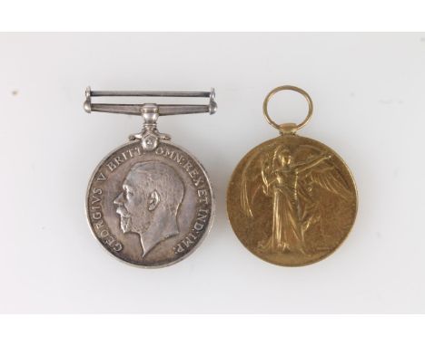 Medals of 24352 Private T Wright of the Royal Scots comprising WWI war medal and victory medal [24352 PTE T WRIGHT R SCOTS]. 