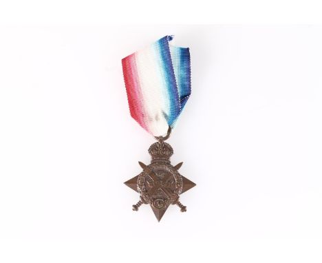Medal of 10709 Lance Corporal L J Boucher of the 1st Battalion Kings Royal Rifle Corps, who died 25th October 1914, commemora