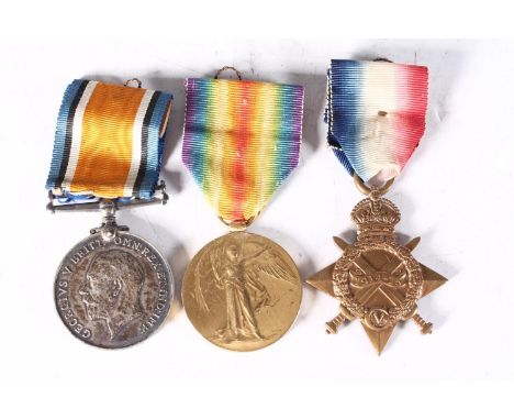 Medals of 18952 Corporal L Elliott of the Cheshire Regiment comprising WWI war medal, victory medal [18952 CPL L ELLIOT CHES 