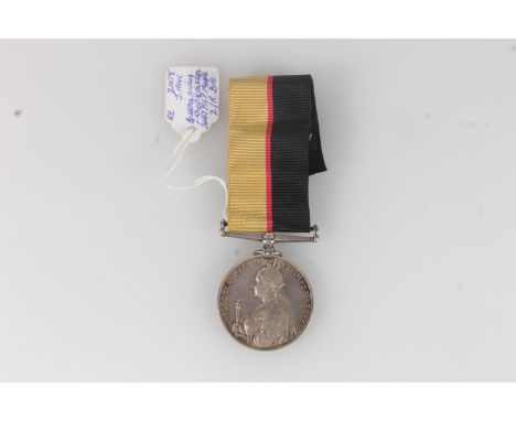 Medal of 3447 Private P Meade of the 2nd Rifle? Brigade comprising Queens Sudan medal 1899 [3447 PTE P MEADE 2/R BDE]. 