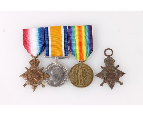 Medals of 19193 Sergeant J McKenzie of the Kings Own Scottish Borderers KOSB comprising WWI war medal, victory medal [19193 S
