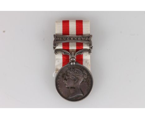 Medal of Robert Rabbits of the cavalry regiment 7th (Queen’s Own Light Dragoons) Hussars comprising Indian Mutiny medal 1857-