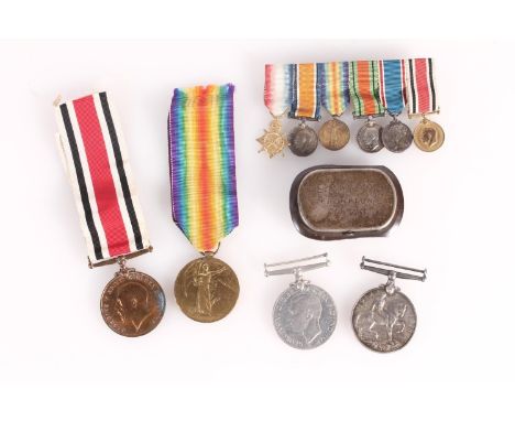 Medals of Special Constable Major Digby C Cayley comprising WWI war medal [MAJOR D C CAYLEY], Special Constabulary long servi
