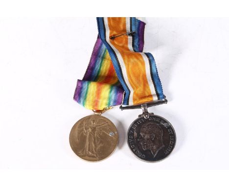 Medals of 2815 Private J Gauld of the Royal Scots, comprising WWI war medal and victory medal [2815 PTE J GAULD R SCOTS]. (2)