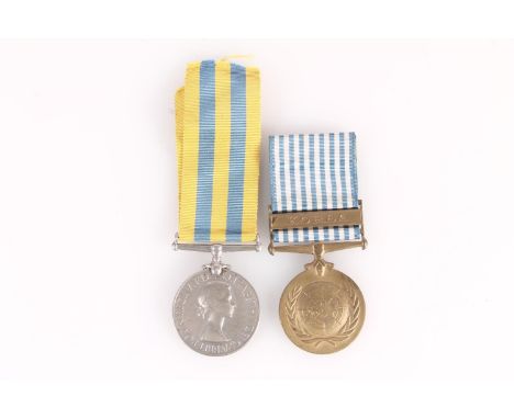 Medals of 22611457 Private J I S McTeer of the Black Watch Royal Highlanders comprising Elizabeth II Korea medal [22611457 PT