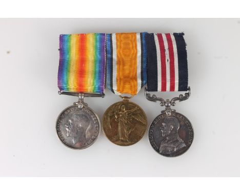 Medals of 25066 Private J Melrose of the 6th Battalion Kings Own Scottish Borderers KOSB comprising George V (uncrowned head 