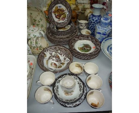 BARRATT'S GAME/HUNTING SERIES DINNERWARES, (s.d.) (over 30 pieces)