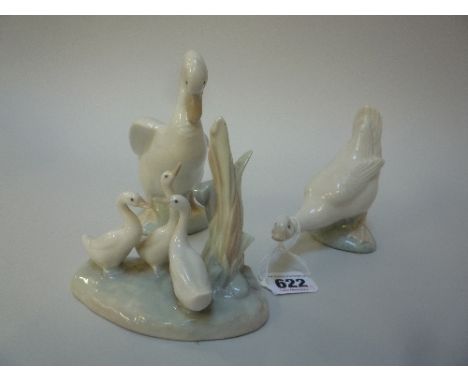 THREE NAO GEESE FIGURES/GROUP, (3)