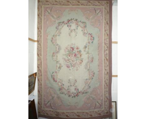 A WALL HANGING TAPESTRY, with floral design approximate size 270cm x 170cm (s.d.)