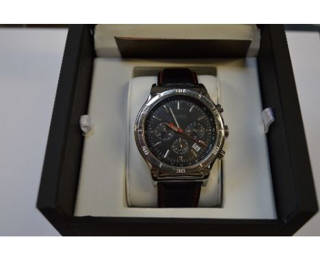 A HUGO BOSS QUARTZ CHRONOMETER, in box of issue