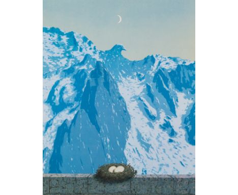 Full title: Rene Magritte (1898-1967, naar): 'Le domaine de l'Arnheim', lithograph in colours, ed. 120/275, dated 2010Descrip