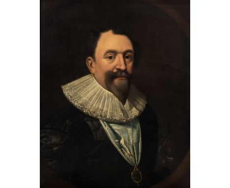 Full title: English school, entourage of Anthony van Dyck (1599-1641): Portrait of William Herbert, 3rd Earl of Pembroke, oil