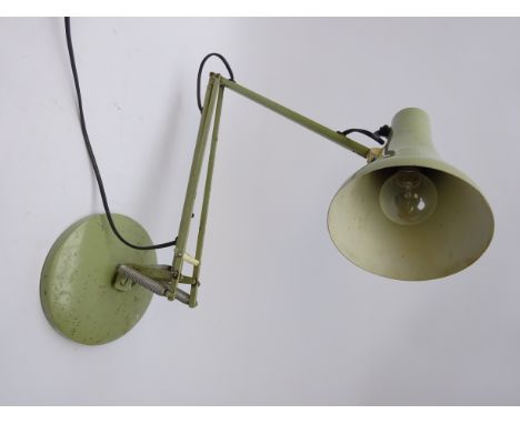 Green Anglepoise desk lamp, stamped Anglepoise Lighting Ltd Condition Report Click here for further images, condition, auctio
