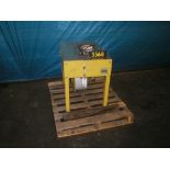 Stra Pack straper, model S 680, serial number 60526481, 120v, 1/4 in. poly strap, 36 in. by 23 in.