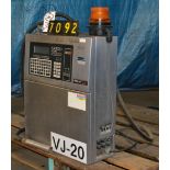 Videojet model Excel 170i ink jet coder, two row small character printing head, 110 volts, 60 Hz,