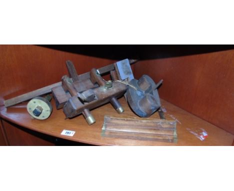 A Quantity of Vintage Hand Tools to include grooving planes, marking gauges, etc.