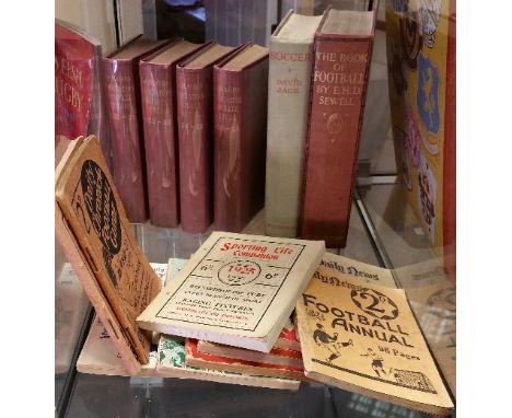 A Collection of Vintage Soccer/Football Books to include Daily News Football Annual 1920-1921, 1921-1922, 1924-1925, 1925-192