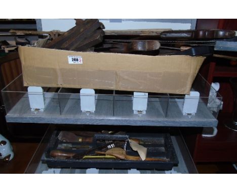 A Large Quantity of Vintage & Other Woodworking Saws & Hacksaws including two Blitz saws. (Box & Bucket) & General Hand Tools