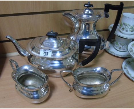 Georgian Design Viners Silver-Plated Tea Service, & similar coffee/hot water jug.