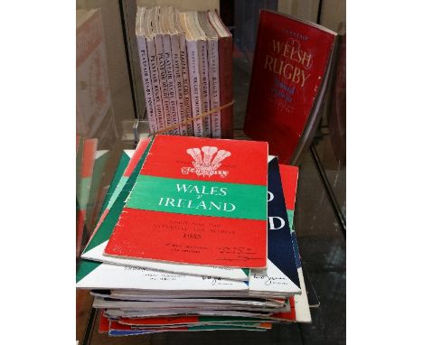 Vintage Rugby Interest: Playfair Rugby Football Annual 1948-49 (1st issue hardback) , 1949-50, 1950-51, 1957-58, 1959-60, 196