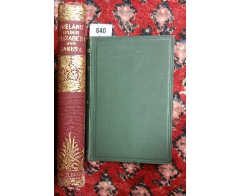 Reminiscences of My Irish Journey in 1849 by Thomas Carlyle. First Ed., London: Sampson Low, Marston, Searle & Rivington 1882