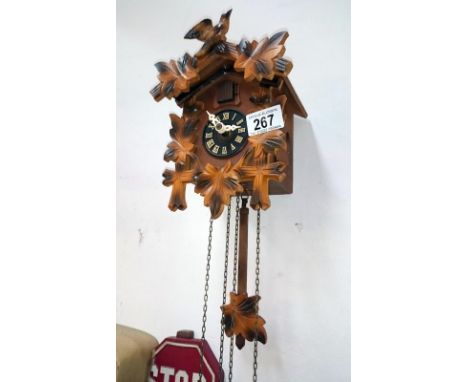 A cuckoo clock (no weights)