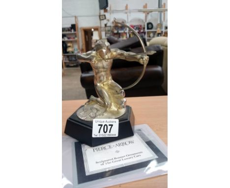 A pierce arrow car mascot by Franklin mint