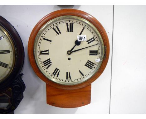 A Fusee drop dial wall clock