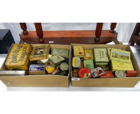 Over 80 vintage English and foreign cigarette and tobacco tins