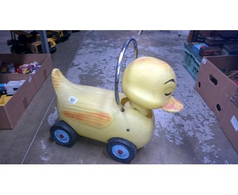 Vintage ride on duck