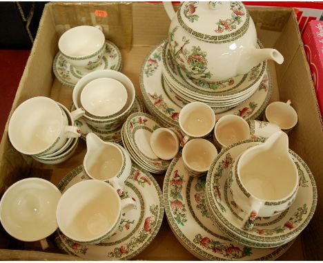 A part tea and dinner service in the Indian Tree pattern 