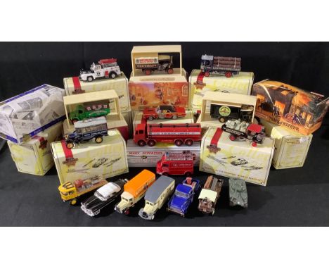 Die-cast Vehicles - Matchbox Collectables - Citroen Type van;  Morris van;  Yorkshire steam wagon;  Atkinson steam wagon;  Fo